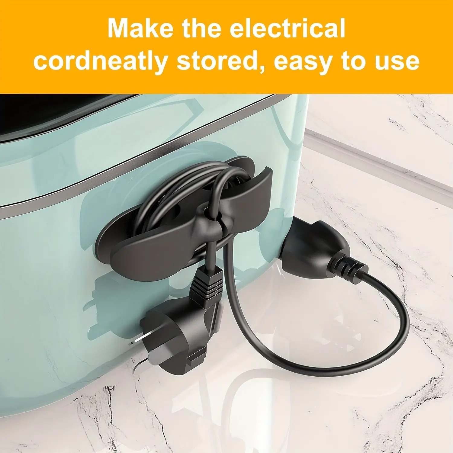 Kitchen Appliances Essentials - [6-pack] Cord Organizer for Appliances Upgraded