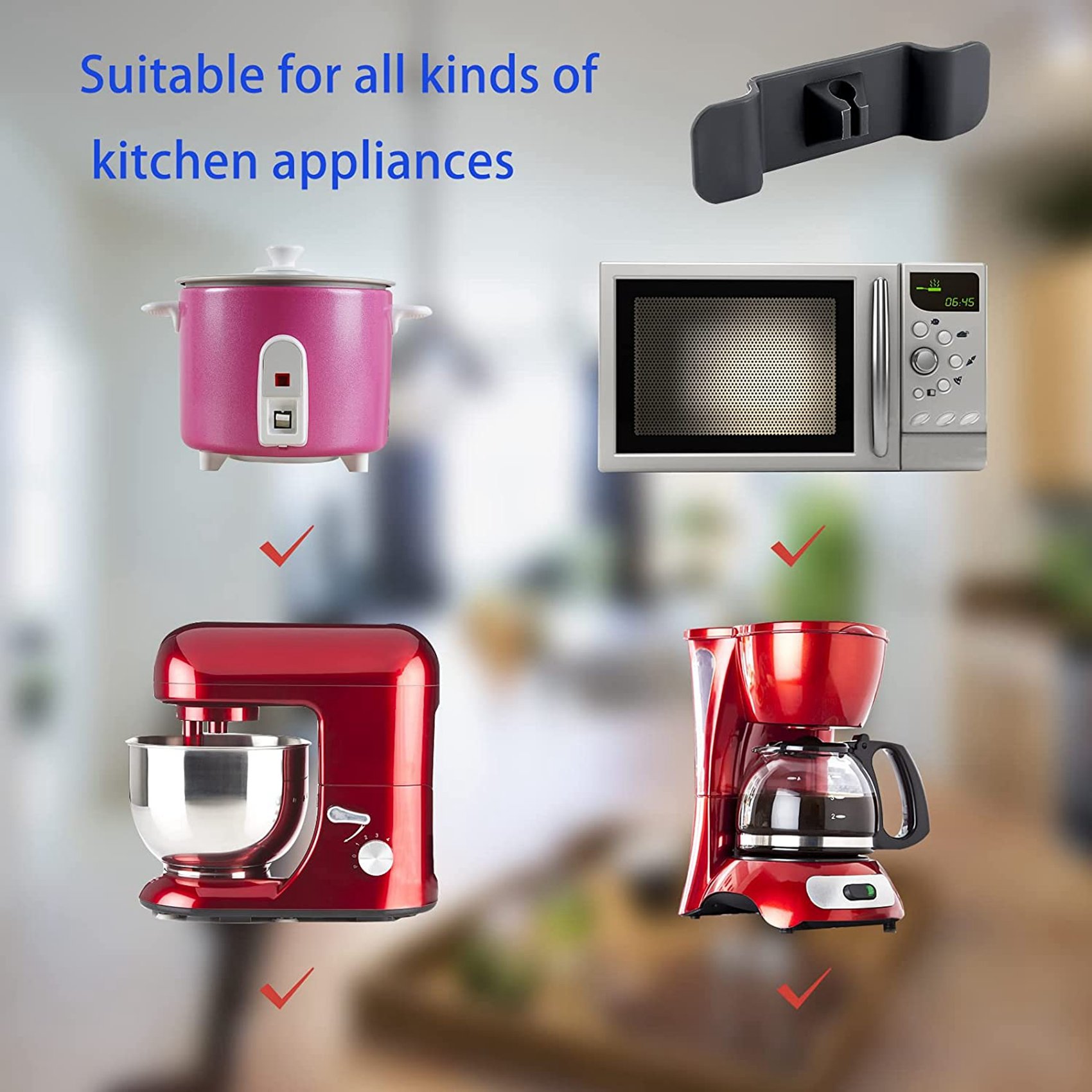 Kitchen Appliances Essentials - Winter Essential 6 Pack Cord Organizer