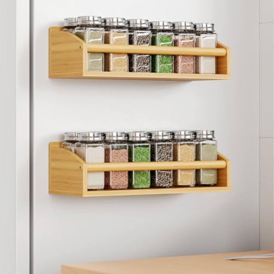 Kitchen Appliances Essentials - Magnetic Spick Rack for Refrigerator, Fridge