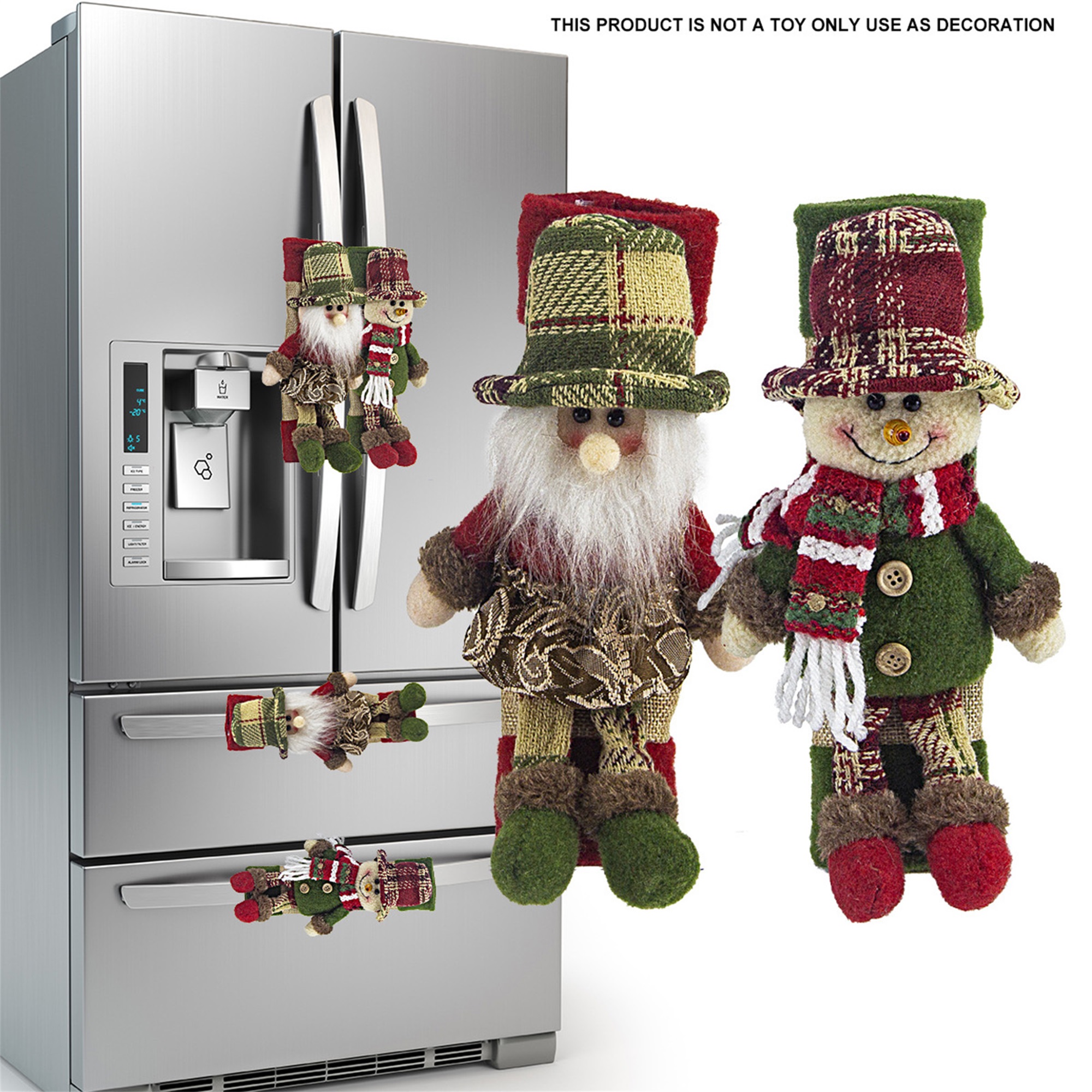 Christmas Refrigerator Door Ha - Kitchen Appliances For.Xmas review and price