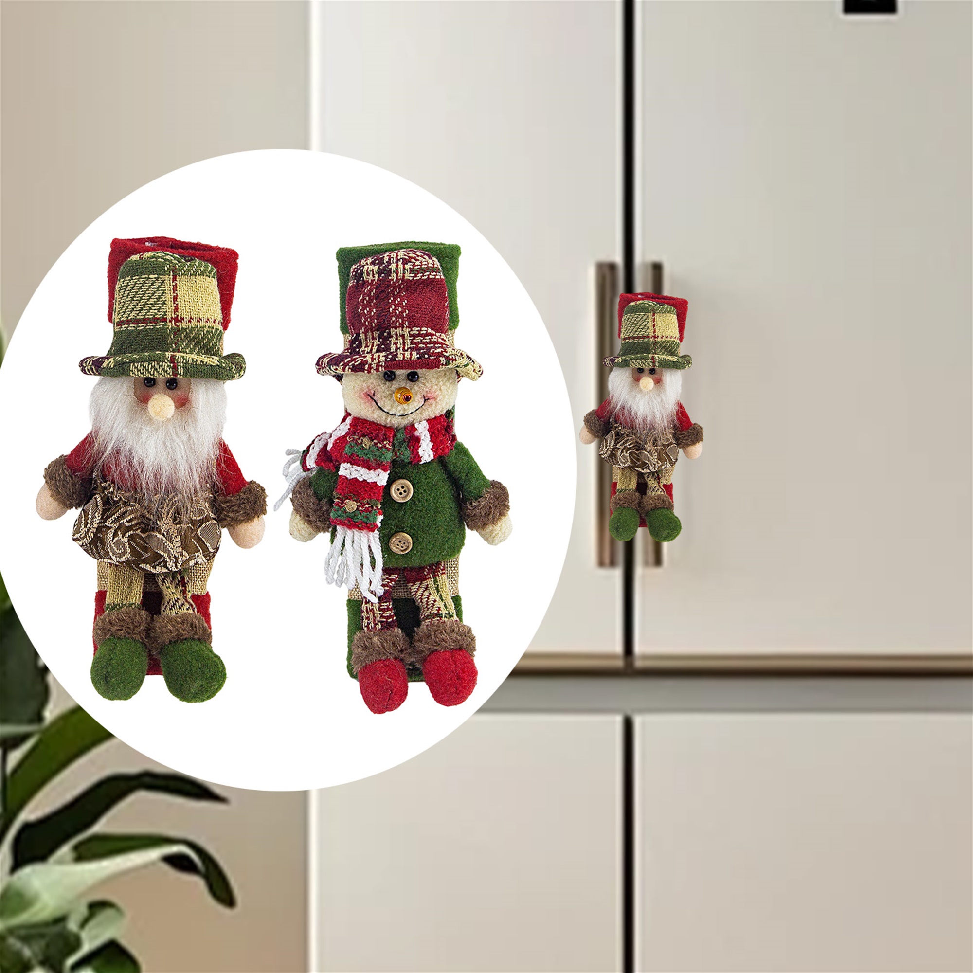 Christmas Refrigerator Door Ha - Kitchen Appliances For.Xmas review and price