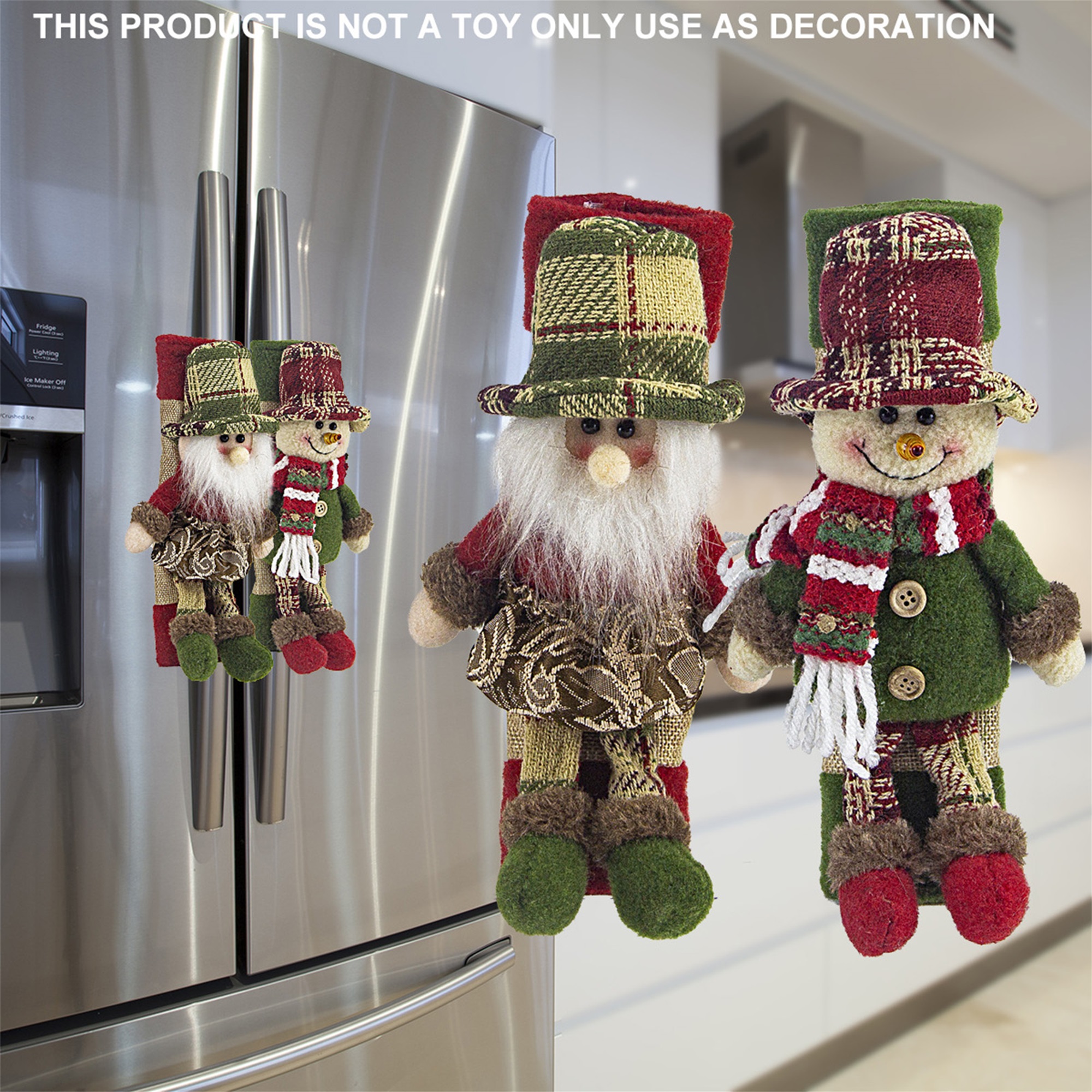 Christmas Refrigerator Door Ha - Kitchen Appliances For.Xmas review and price