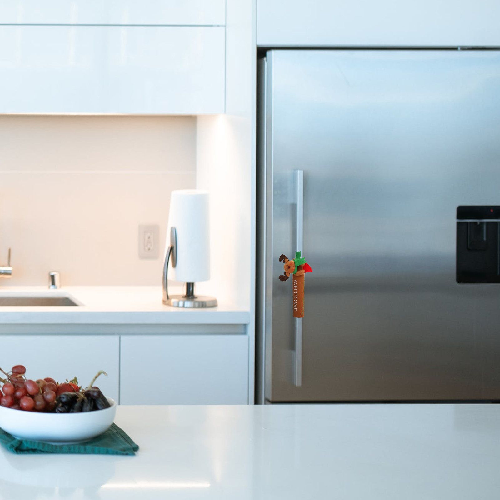 2Pcs Xmas Fridge Handle Covers - Kitchen Appliances For.Xmas review and price