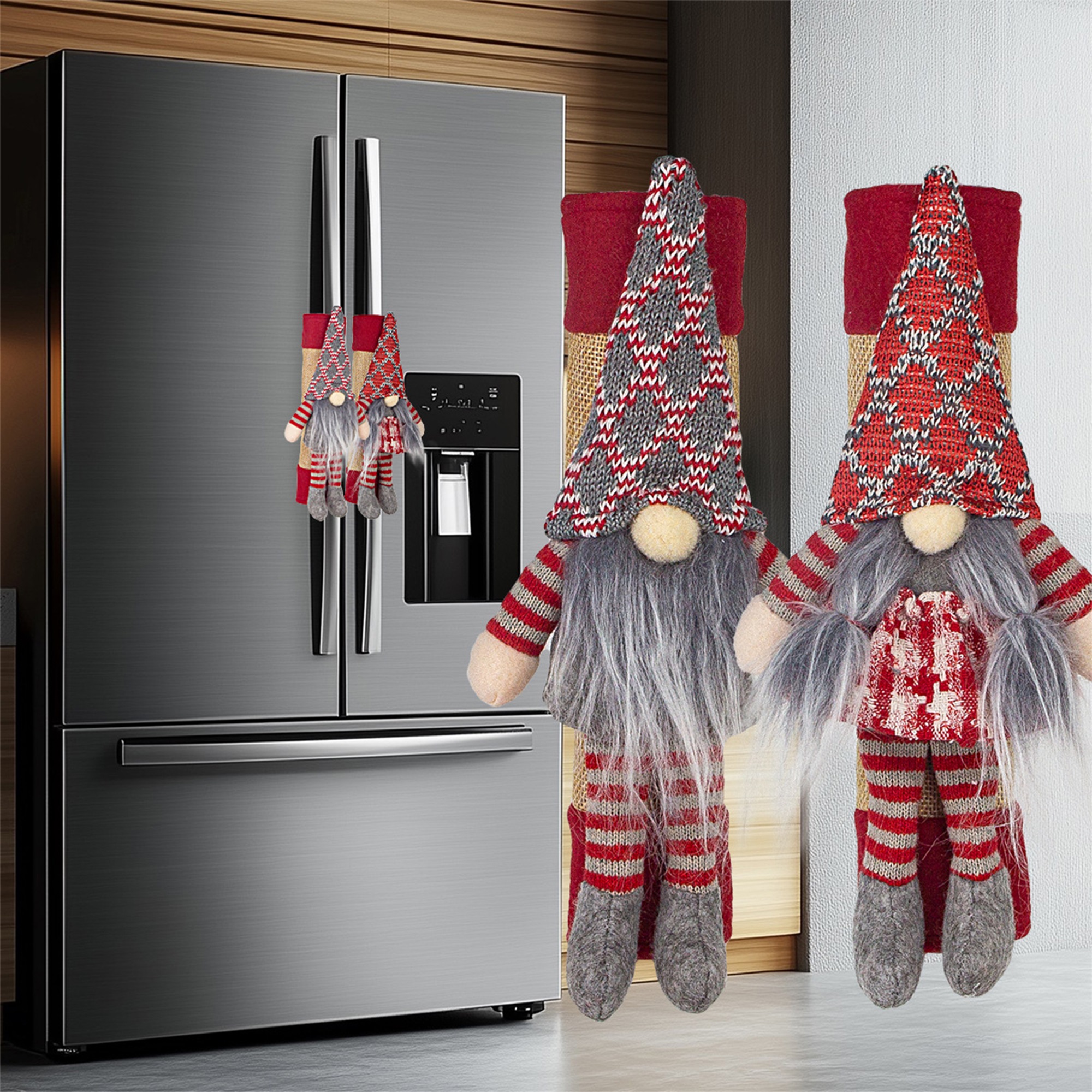 Christmas Refrigerator Door Ha - Kitchen Appliances For.Xmas review and price