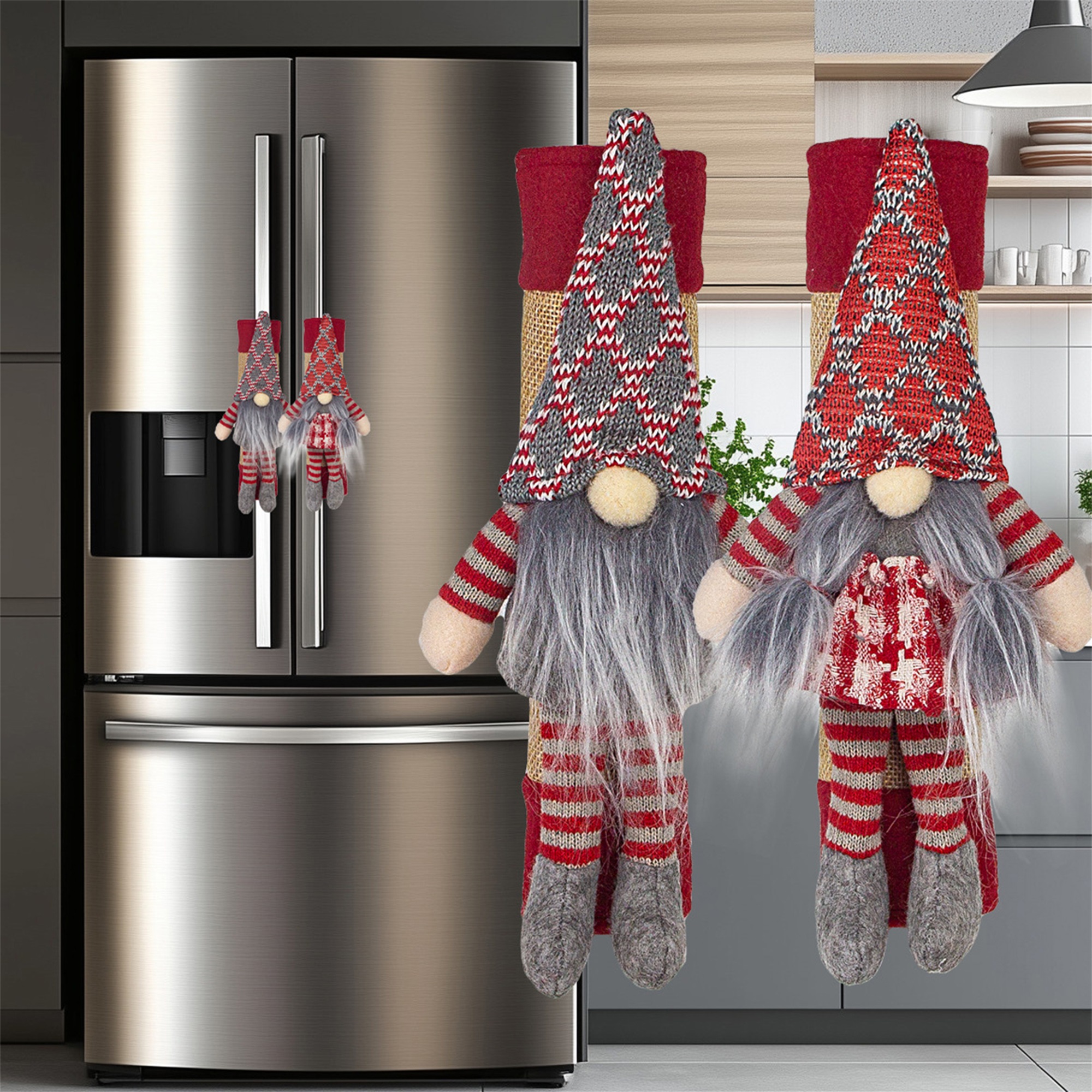 Christmas Refrigerator Door Ha - Kitchen Appliances For.Xmas review and price