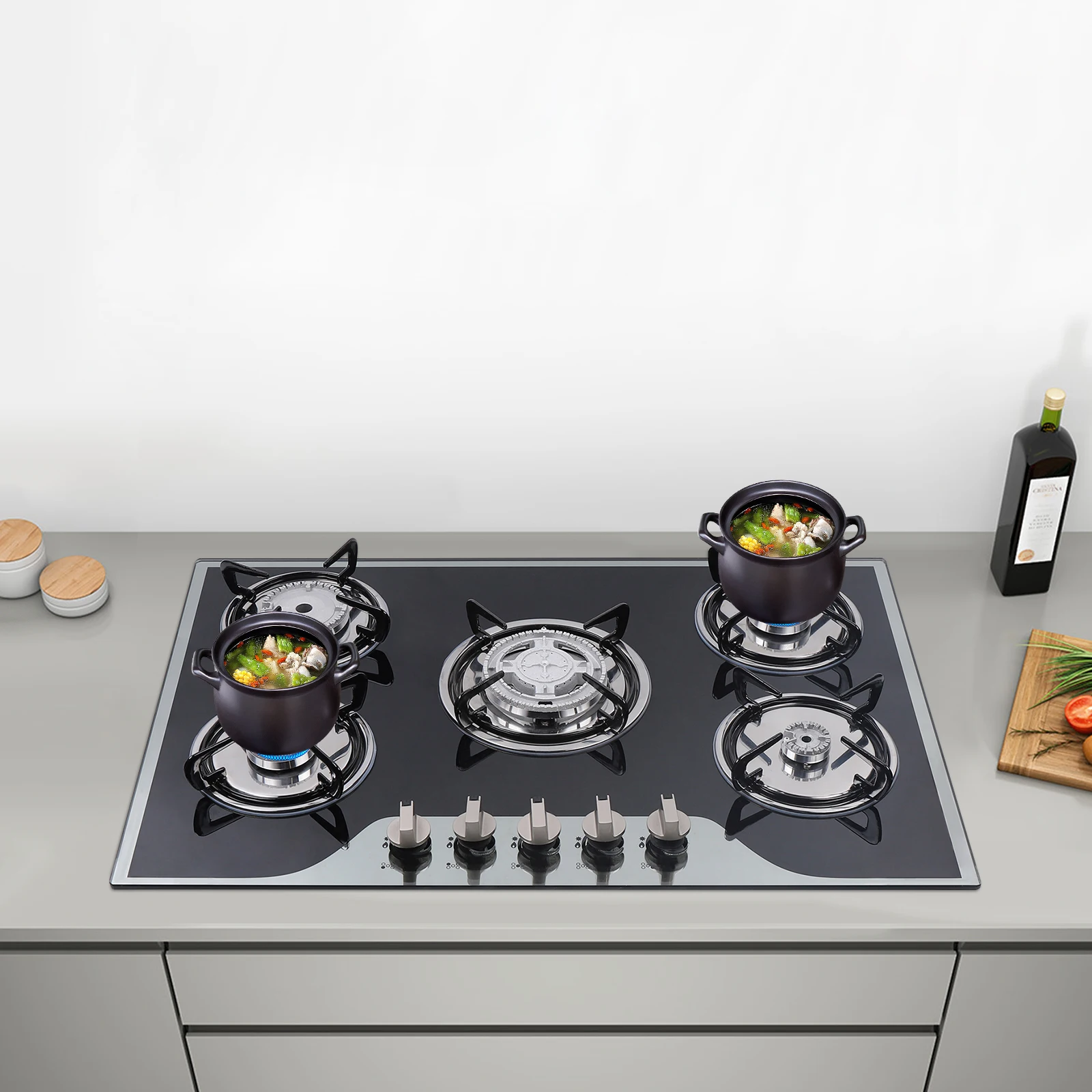 5 Burner Built-In Gas Stove Ca - Kitchen Appliances Built In review and price