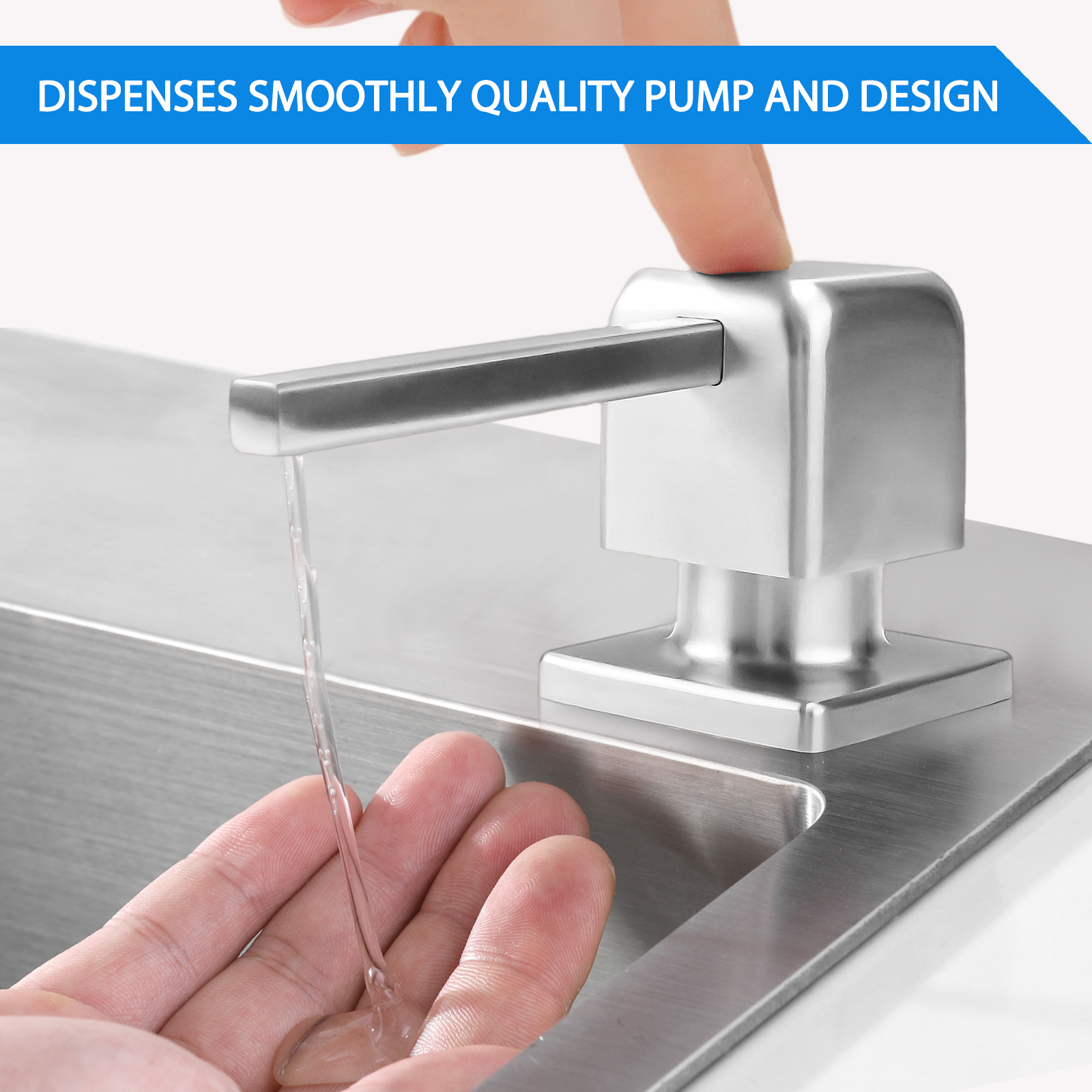Nickel/Black/Gold Soap Dispens - Kitchen Appliances Built In review and price
