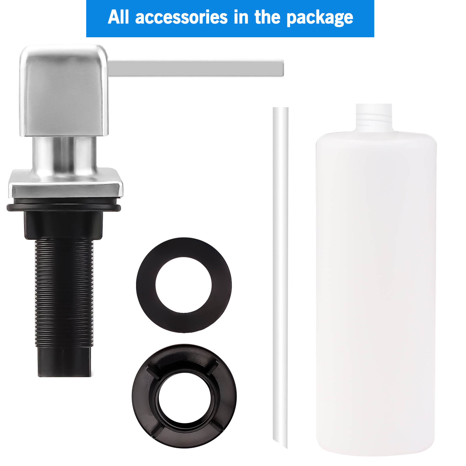 Nickel/Black/Gold Soap Dispens - Kitchen Appliances Built In review and price