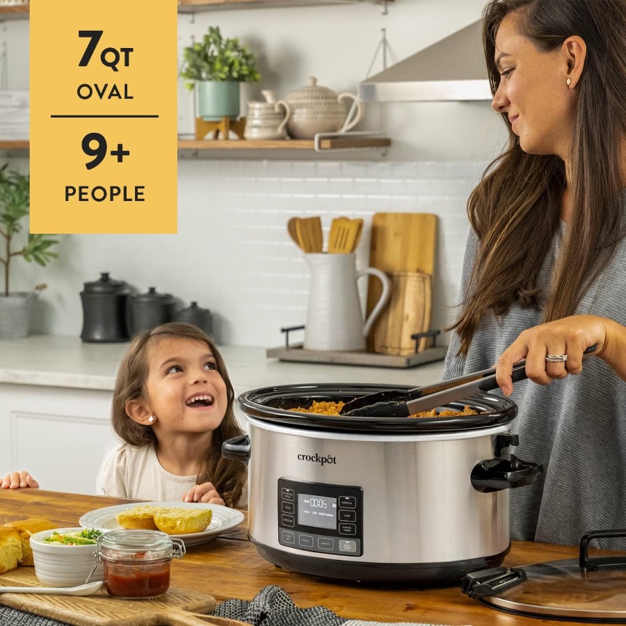 7Quart Slow Cooker Portable Pr - Kitchen Appliances Essentials review and price