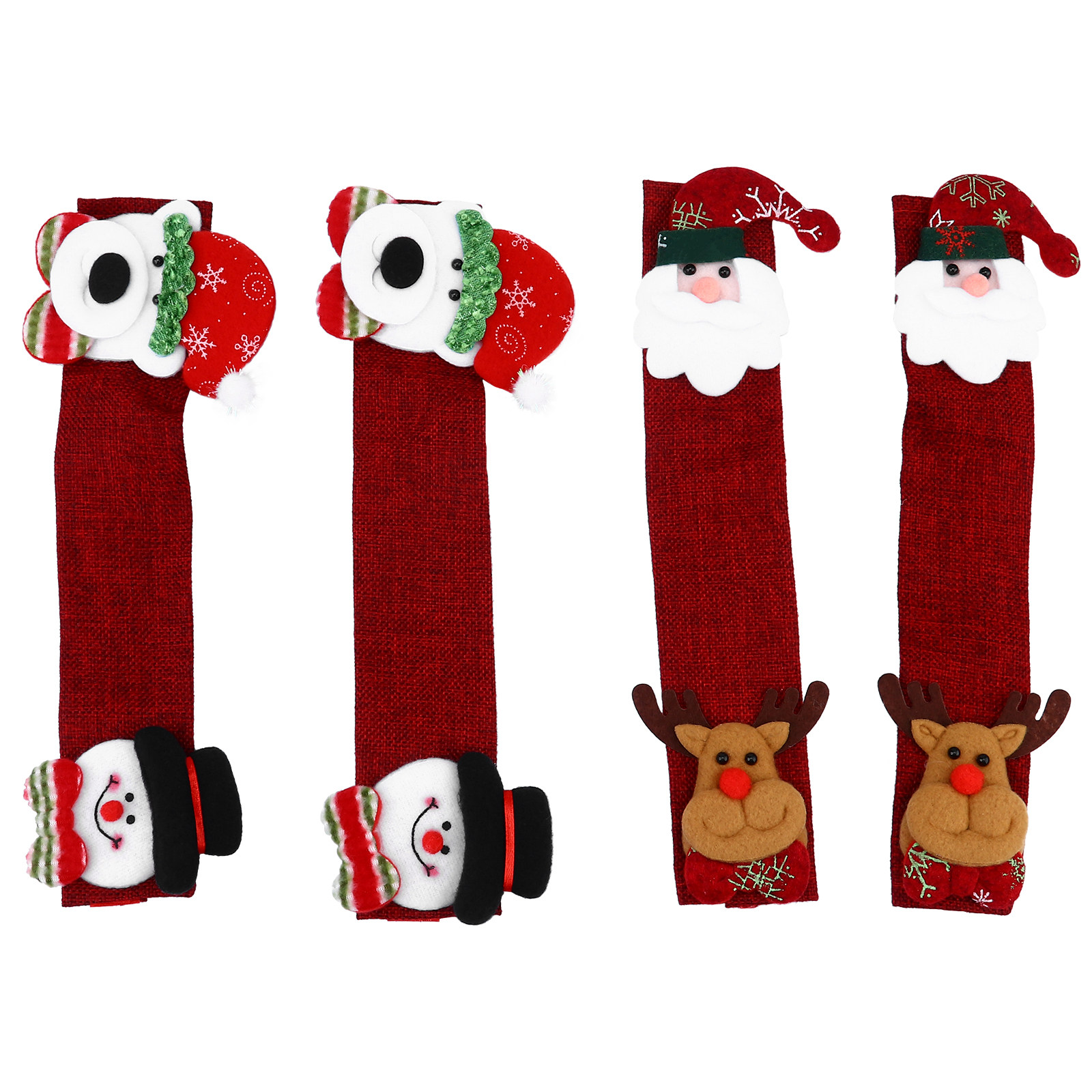 4Pcs Xmas Door Handle Gloves R - Kitchen Appliances For.Xmas review and price