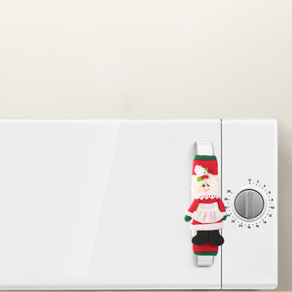 2Pcs Xmas Santa Handle Covers  - Kitchen Appliances For.Xmas review and price