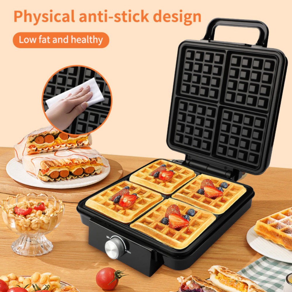 4 Square Belgian Waffle Maker  - Kitchen Appliances For.Xmas review and price