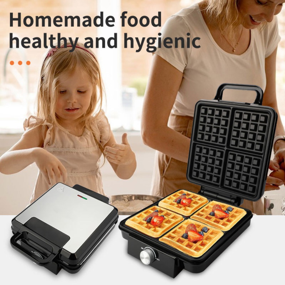 4 Square Belgian Waffle Maker  - Kitchen Appliances For.Xmas review and price